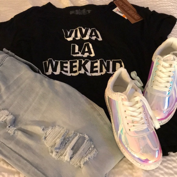 RETROBRAND BY MACY’S VIVA LA WEEKEND T-SHIRT - Picture 5 of 5